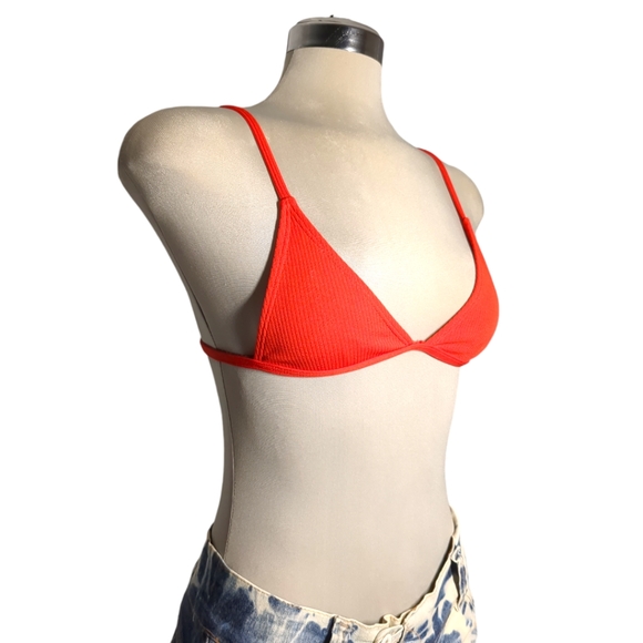 COPY - XHILARATION Red White and Blue Strapless Swimming Bra Size M - Picture 9 of 10